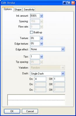 Fireworks' Stroke Dialog